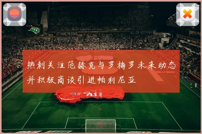 热刺关注范赫克与罗梅罗未来动态并积极商谈引进帕利尼亚